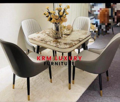 4 seater luxury marble dining set