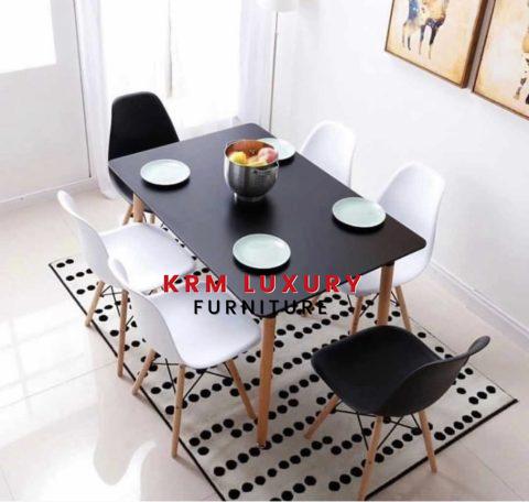 6 Seater Eames Dining Set